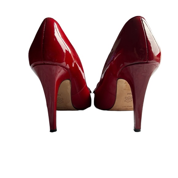 Red Patent Leather Stilettos - Picture 4 of 6
